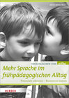 Buchcover Mehr Sprache im frühpädagogischen Alltag