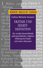 Buchcover Ekstase und Selbstdefinition