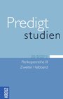 Buchcover Predigtstudien / 2010/2011