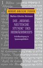 Buchcover Die "hermeneutische Stunde" des Hebräerbriefes