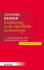 Buchcover Einführung in die christliche Eschatologie