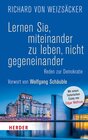 Buchcover Lernen Sie, miteinander zu leben, nicht gegeneinander