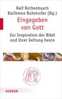 Buchcover Eingegeben von Gott