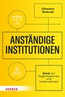 Buchcover Anständige Institutionen