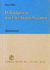 Buchcover Polizeigesetz des Freistaates Sachsen