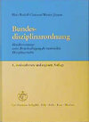 Buchcover Bundesdisziplinarordnung