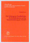 Buchcover Die Haftung der Gesellschafter für Einflussnahmen auf die Geschäftsführung der GmbH