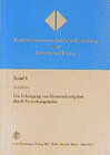 Buchcover Die Erledigung von Gemeindeaufgaben durch Verwaltungshelfer