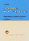 Buchcover Das notarielle Verwahrungsgeschäft