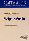 Buchcover Zivilprozessrecht