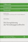 Buchcover Die Europäisierung des Verwaltungsprozessrecht