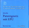Buchcover Patentgesetz mit Europäischem Patentübereinkommen