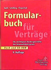 Buchcover Formularbuch für Verträge Buch und Diskette