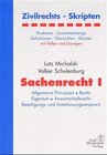 Buchcover Zivilrechts-Skripten Sachenrecht I