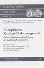 Buchcover Europäisches Verkaufsgewährleistungsrecht