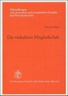 Buchcover Die vinkulierte Mitgliedschaft