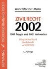 Buchcover Zivilrecht - 1000 Fragen und Antworten