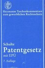 Buchcover Patentgesetz mit Europäischem Patentübereinkommen