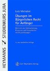 Buchcover Übungen im Bürgerlichen Recht für Anfänger