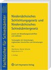 Buchcover Niedersächsisches Gesetz über gemeindliche Schiedsämter