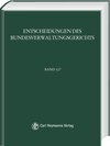 Buchcover BVerwGE - Entscheidungen des Bundesverwaltungsgerichts / BVerwGE - Entscheidungen des Bundesverwaltungsgerichts