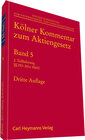Buchcover Kölner Kommentar zum Aktiengesetz