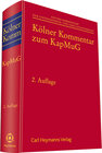 Buchcover Kölner Kommentar zum Kapitalmusterverfahrensgesetz (KapMuG)