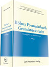 Buchcover Kölner Formularbuch Grundstücksrecht