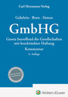 Buchcover GmbHG – Kommentar