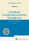 Buchcover Handbuch Gesellschaftsrechtliche Streitigkeiten