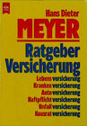 Buchcover Ratgeber Versicherung
