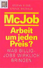 Buchcover McJob - Arbeit um jeden Preis