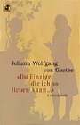 Buchcover Johann Wolfgang von Goethe