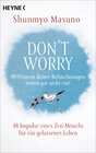 Buchcover Don't Worry – 90 Prozent deiner Befürchtungen treten gar nicht ein!