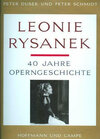 Buchcover Leonie Rysanek