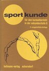 Buchcover Sportkunde für den Unterricht in der Sekundarstufe II