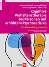 Buchcover Kognitive Verhaltenstherapie bei Personen mit erhöhtem Psychoserisiko