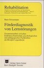 Buchcover Förderdiagnostik von Lernstörungen