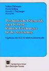 Buchcover Psychiatrische Diagnostik nach ICD-10 - klinische Erfahrungen bei der Anwendung