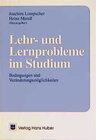 Buchcover Lehr- und Lernprobleme im Studium