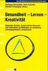 Buchcover Gesundheit - Lernen - Kreativität