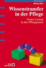 Buchcover Wissenstransfer in der Pflege