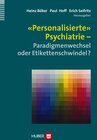 Buchcover 'Personalisierte' Psychiatrie – Paradigmenwechsel oder Etikettenschwindel?