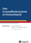 Buchcover Das Gesundheitssystem in Deutschland