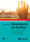 Buchcover Menschsein im Sterben