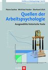 Buchcover Quellen der Arbeitspsychologie