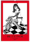 Buchcover Betty Page - Quickies by SARA HORWATH (Wandkalender 2025 DIN A2 hoch), CALVENDO Monatskalender