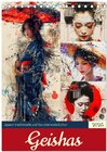 Buchcover Geishas. Japans traditionelle und faszinierende Kultur (Tischkalender 2025 DIN A5 hoch), CALVENDO Monatskalender