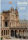 Buchcover Sevilla, Plätze und Gassen 2025 (Tischkalender 2025 DIN A5 hoch), CALVENDO Monatskalender