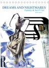 Buchcover Dreams and Nightmares - Fantasy & Sci-Fi Art / 2025 (Tischkalender 2025 DIN A5 hoch), CALVENDO Monatskalender